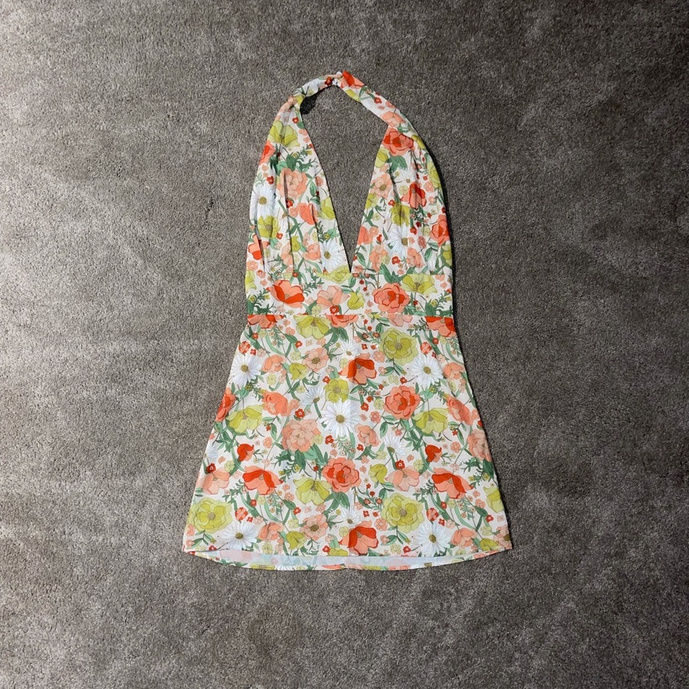 Sexy VINTAGE Y2K floral dress